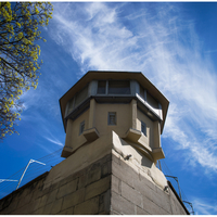 Watchtower at the south-west end of the prison.